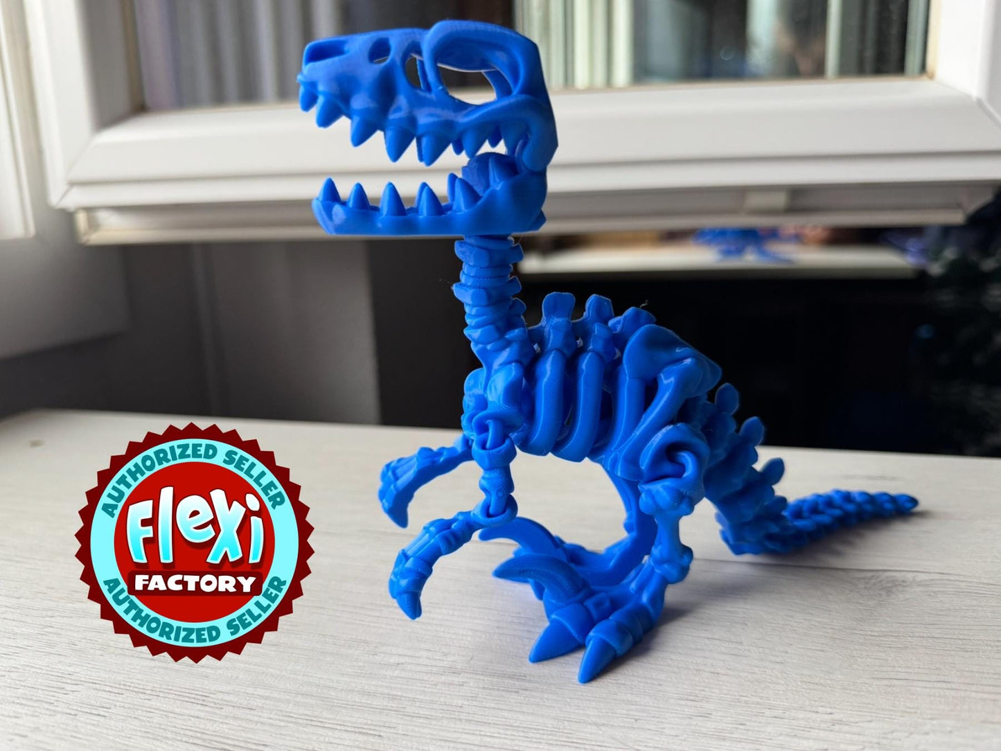 Articulated Velociraptor Figure – Flexi Raptor 3D Print |