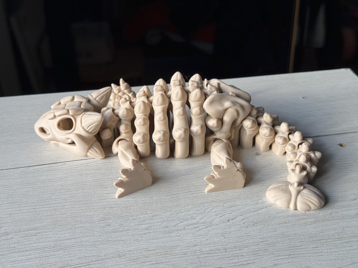 Figura Articulada de Anquilosaurio – Figura Coleccionable de Dinosaurio, esqueleto dinosaurio