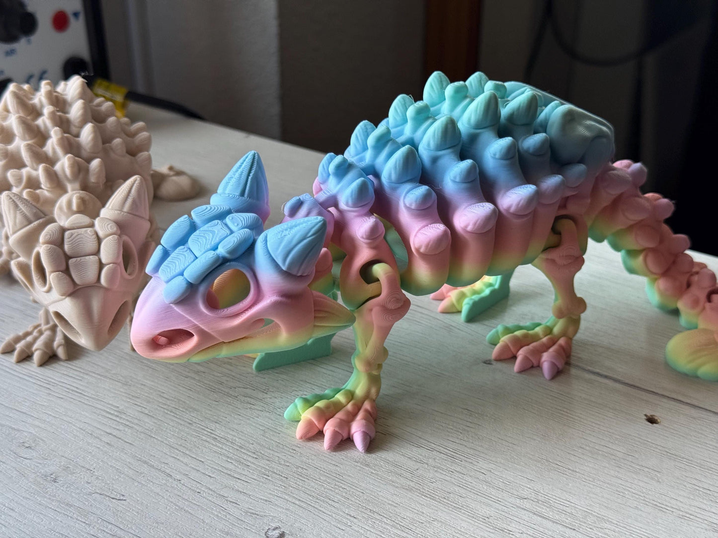 Figura Articulada de Anquilosaurio – Figura Coleccionable de Dinosaurio, esqueleto dinosaurio