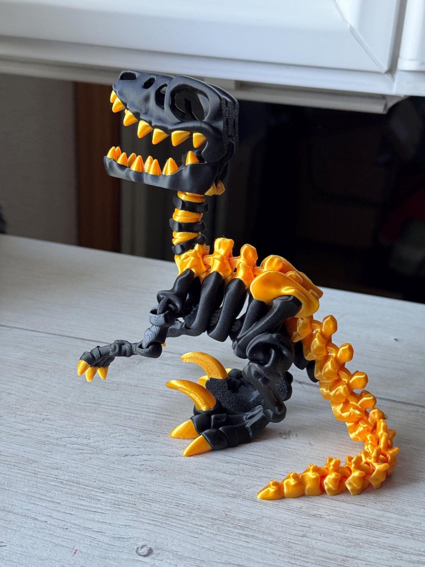 Articulated Velociraptor Figure – Flexi Raptor 3D Print |