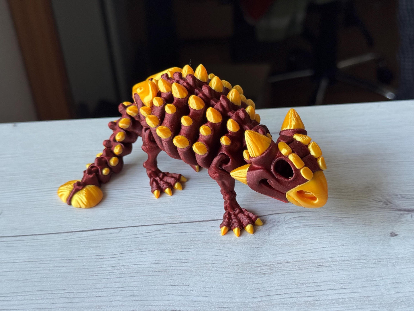 Figura Articulada de Anquilosaurio – Figura Coleccionable de Dinosaurio, esqueleto dinosaurio